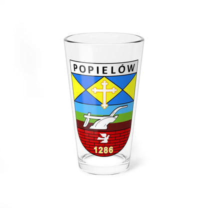 POL gmina Popielów COA (Poland) (Coat of Arms) Pint Glass 16oz 16oz - Go Mug Yourself