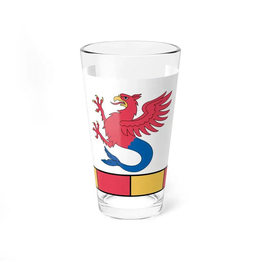 POL gmina Potegowo flag (Poland) Pint Glass 16oz 16oz - Go Mug Yourself