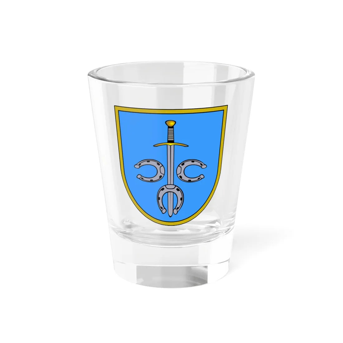 POL gmina Prażmów COA (Poland) (Coat of Arms) Shot Glass 1.5oz 1.5oz - Go Mug Yourself