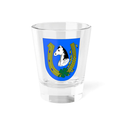 POL gmina Przykona COA OLD (Poland) (Coat of Arms) Shot Glass 1.5oz 1.5oz - Go Mug Yourself