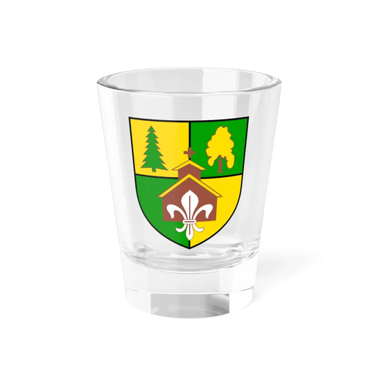 POL gmina Puszcza Mariańska COA (Poland) (Coat of Arms) Shot Glass 1.5oz 1.5oz - Go Mug Yourself