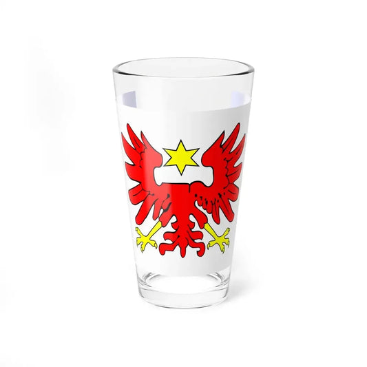 POL gmina Redziny flag (Poland) Pint Glass 16oz 16oz - Go Mug Yourself