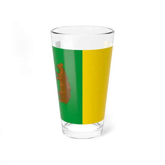 POL gmina Reszel flag (Poland) Pint Glass 16oz 16oz - Go Mug Yourself