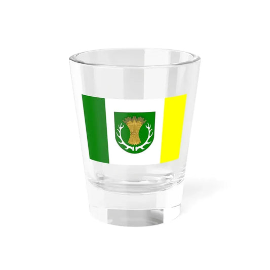 POL gmina Ruja flag (Poland) Shot Glass 1.5oz 1.5oz - Go Mug Yourself