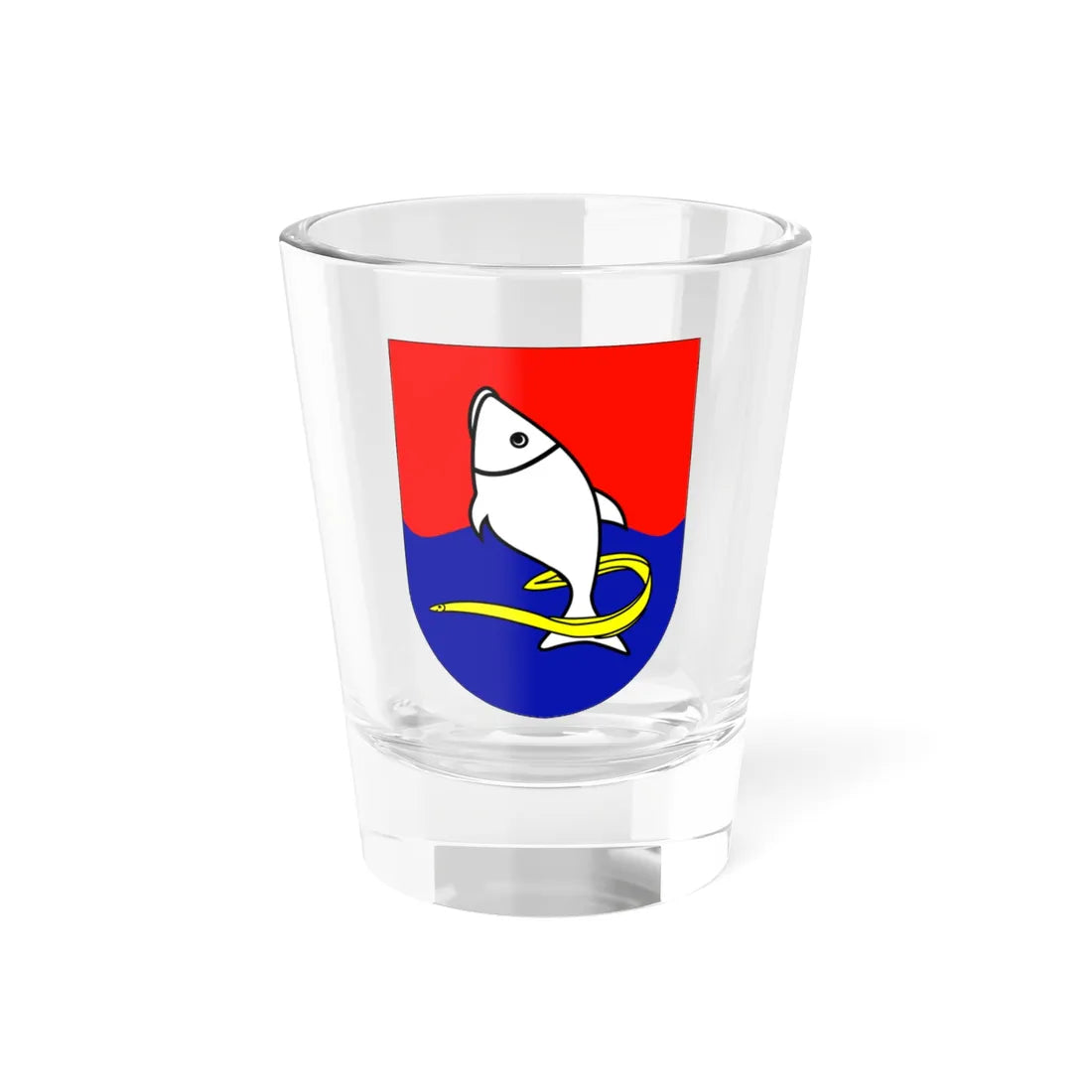 POL gmina Rybno COA (Poland) (Coat of Arms) Shot Glass 1.5oz 1.5oz - Go Mug Yourself