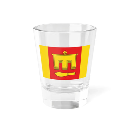 POL gmina Rybno powiat sochaczewski flag (Poland) Shot Glass 1.5oz 1.5oz - Go Mug Yourself