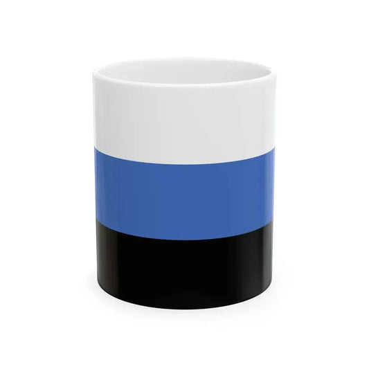 POL gmina Rychtal flag 1996-2019 (Poland) White Coffee Mug 11oz - Go Mug Yourself