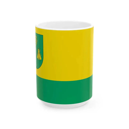 POL gmina Rzasnik flag (Poland) White Coffee Mug 15oz - Go Mug Yourself