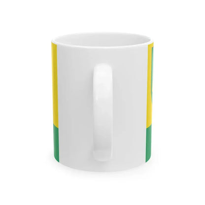 POL gmina Rzasnik flag (Poland) White Coffee Mug - Go Mug Yourself