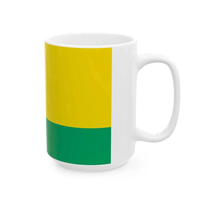POL gmina Rzasnik flag (Poland) White Coffee Mug - Go Mug Yourself