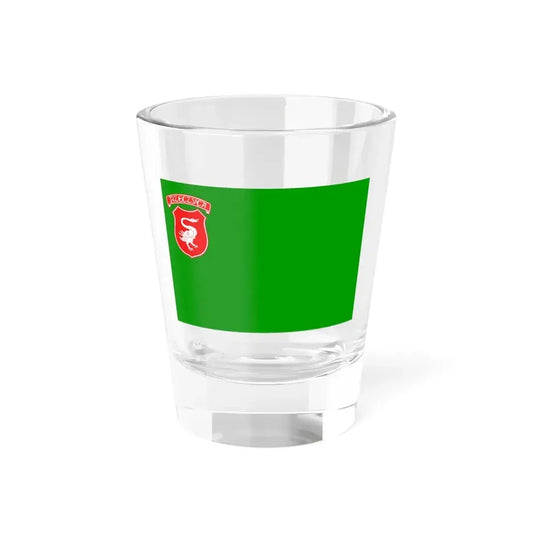 POL gmina Rzeczyca flag (Poland) Shot Glass 1.5oz 1.5oz - Go Mug Yourself