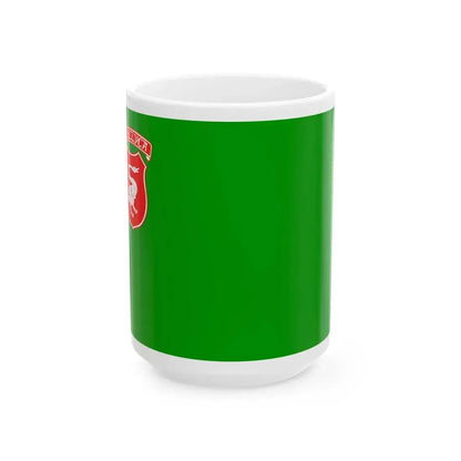 POL gmina Rzeczyca flag (Poland) White Coffee Mug 15oz - Go Mug Yourself