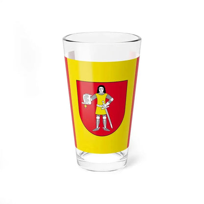 POL gmina Słaboszow flag (Poland) Pint Glass 16oz 16oz - Go Mug Yourself
