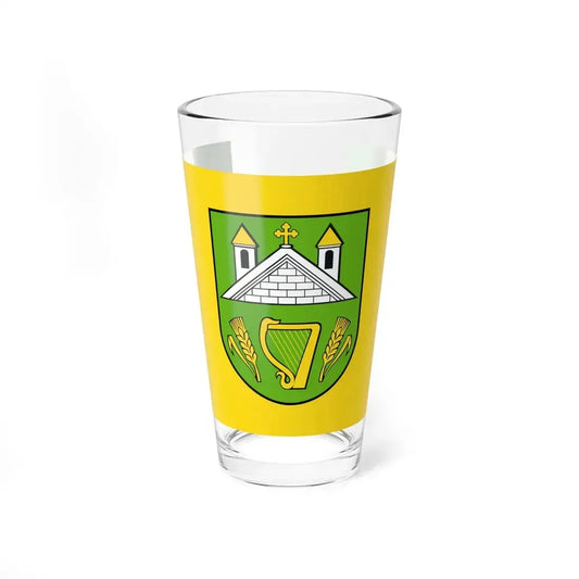 POL gmina Sanniki flag (Poland) Pint Glass 16oz 16oz - Go Mug Yourself