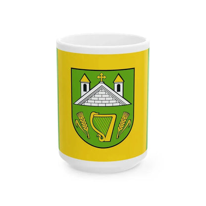 POL gmina Sanniki flag (Poland) White Coffee Mug 15oz - Go Mug Yourself