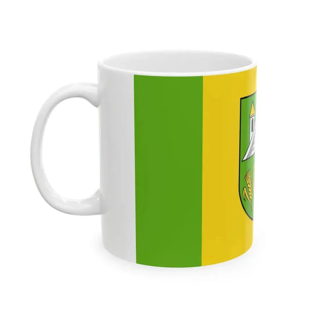 POL gmina Sanniki flag (Poland) White Coffee Mug - Go Mug Yourself