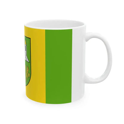 POL gmina Sanniki flag (Poland) White Coffee Mug - Go Mug Yourself