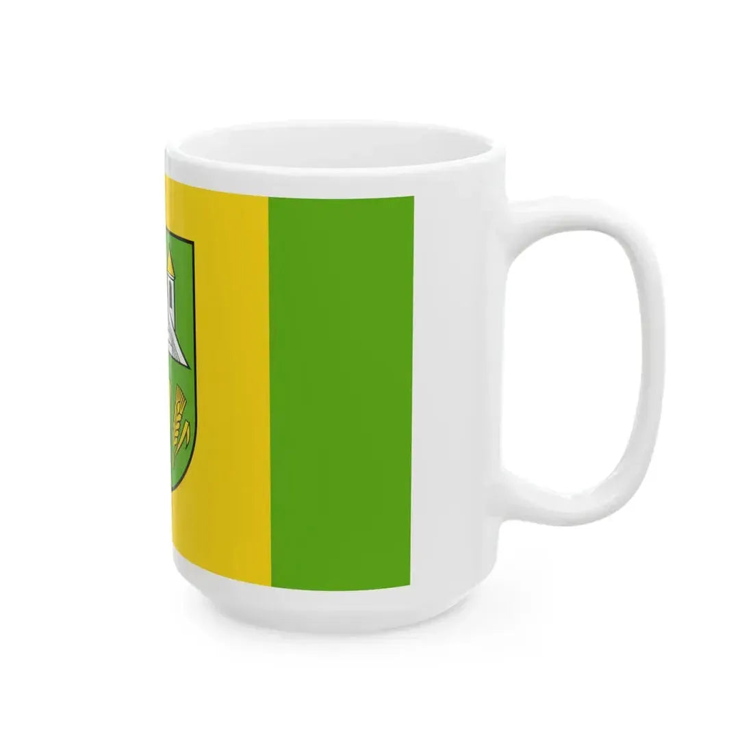 POL gmina Sanniki flag (Poland) White Coffee Mug - Go Mug Yourself