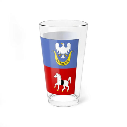 POL gmina Secemin flag (Poland) Pint Glass 16oz - Go Mug Yourself