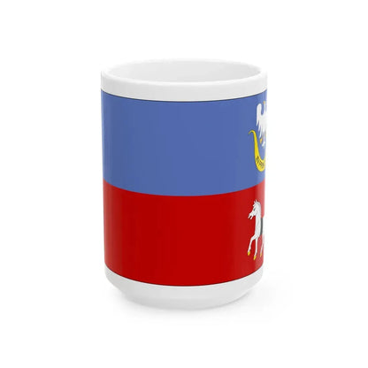 POL gmina Secemin flag (Poland) White Coffee Mug 15oz - Go Mug Yourself