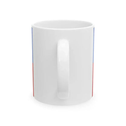 POL gmina Secemin flag (Poland) White Coffee Mug - Go Mug Yourself
