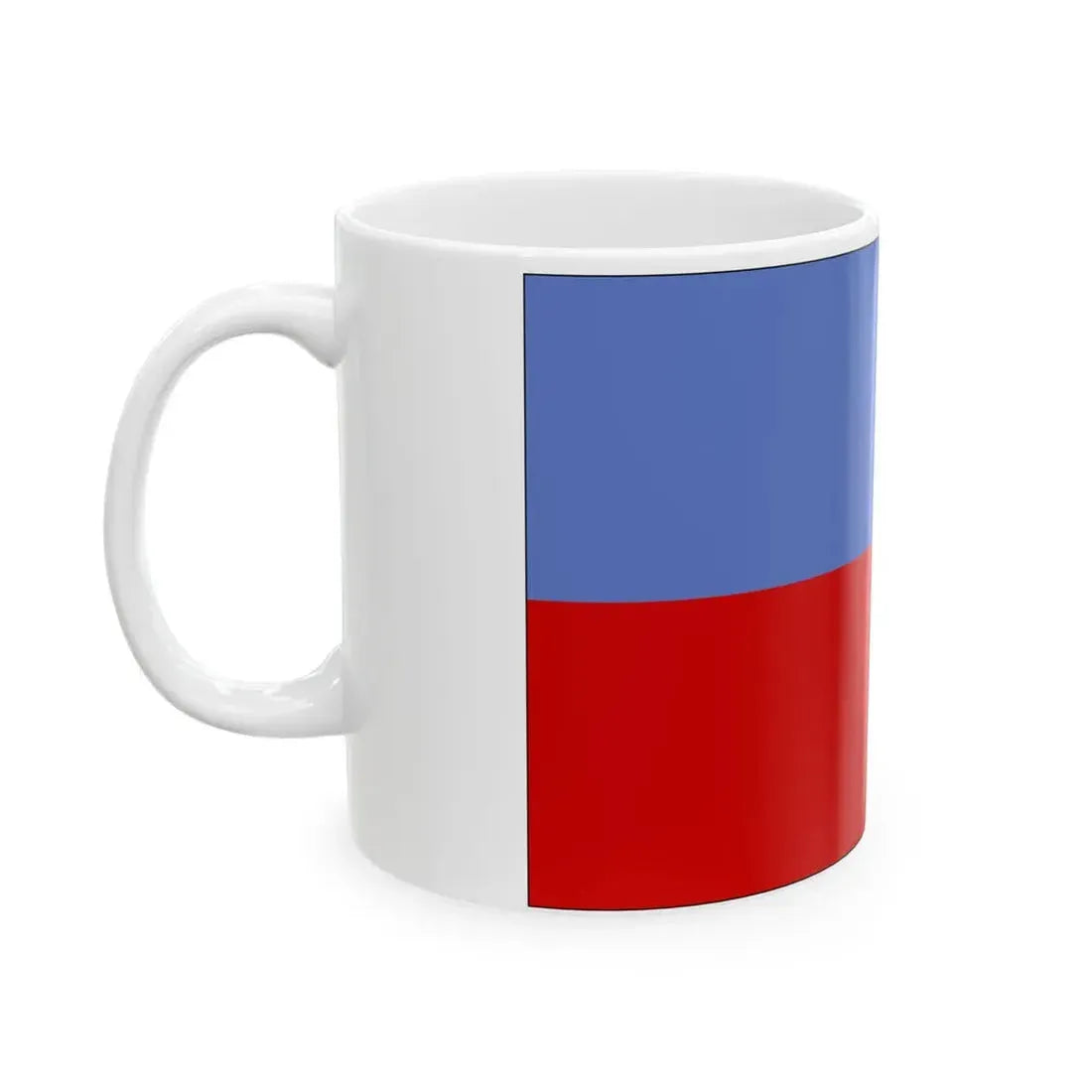 POL gmina Secemin flag (Poland) White Coffee Mug - Go Mug Yourself