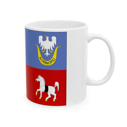 POL gmina Secemin flag (Poland) White Coffee Mug - Go Mug Yourself