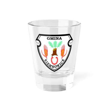 POL gmina Siemkowice COA (Poland) (Coat of Arms) Shot Glass 1.5oz 1.5oz - Go Mug Yourself