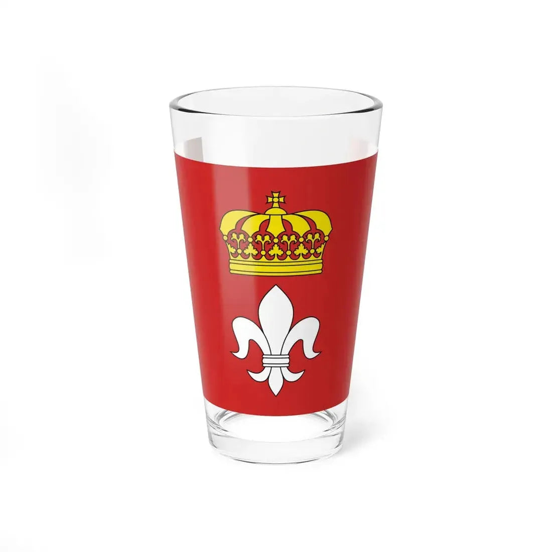 POL gmina Sieradz flag (Poland) Pint Glass 16oz 16oz - Go Mug Yourself