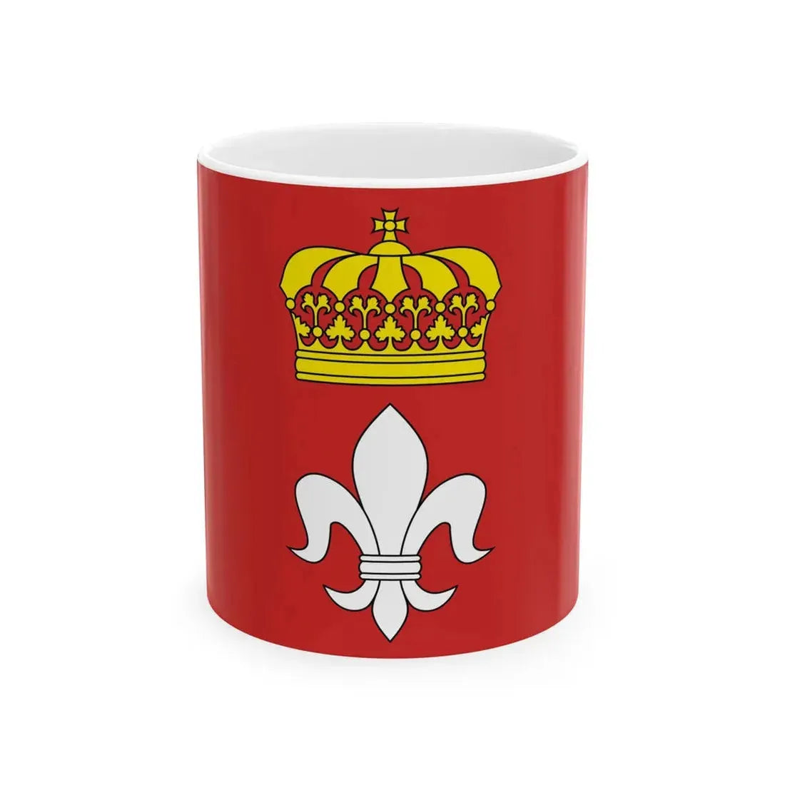POL gmina Sieradz flag (Poland) White Coffee Mug 11oz - Go Mug Yourself