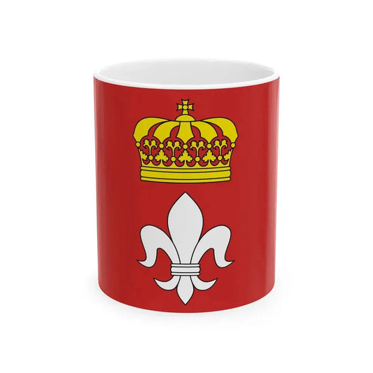 POL gmina Sieradz flag (Poland) White Coffee Mug 11oz - Go Mug Yourself