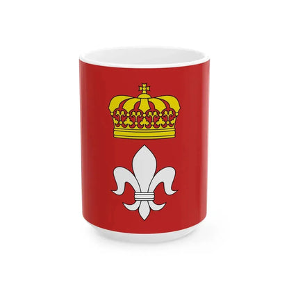 POL gmina Sieradz flag (Poland) White Coffee Mug 15oz - Go Mug Yourself