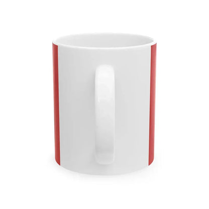 POL gmina Sieradz flag (Poland) White Coffee Mug - Go Mug Yourself