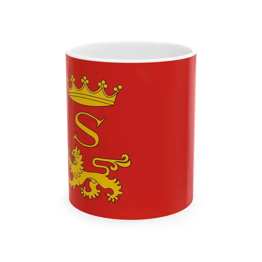 POL gmina Sierpc flag (Poland) White Coffee Mug 11oz - Go Mug Yourself