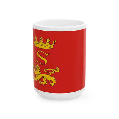 POL gmina Sierpc flag (Poland) White Coffee Mug 15oz - Go Mug Yourself