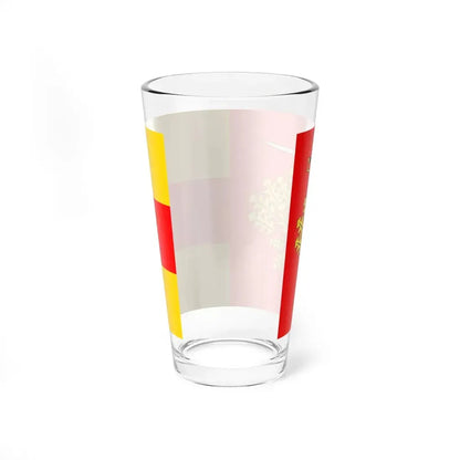 POL gmina Sobolew flag (Poland) Pint Glass 16oz - Go Mug Yourself