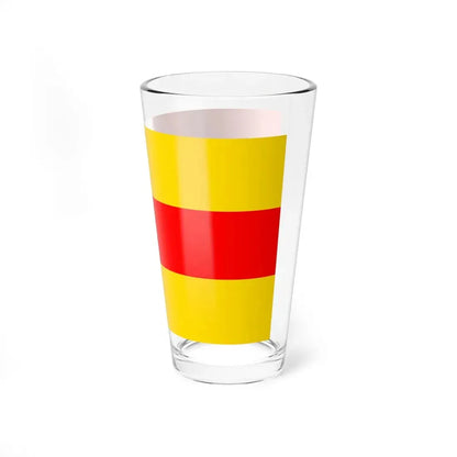 POL gmina Sobolew flag (Poland) Pint Glass 16oz - Go Mug Yourself