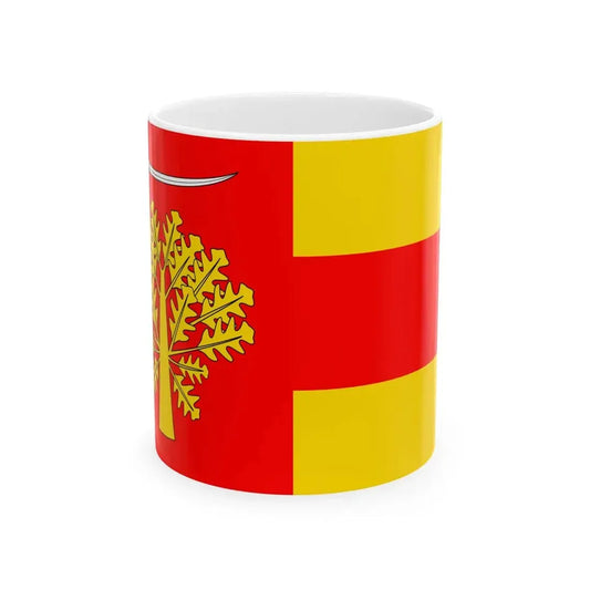 POL gmina Sobolew flag (Poland) White Coffee Mug 11oz - Go Mug Yourself