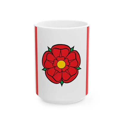 POL gmina Sochocin flag (Poland) White Coffee Mug 15oz - Go Mug Yourself