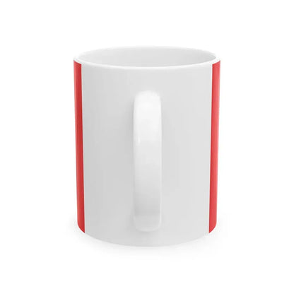 POL gmina Sochocin flag (Poland) White Coffee Mug - Go Mug Yourself