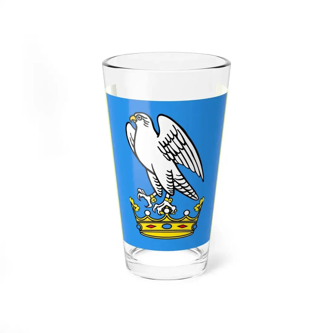 POL gmina Sokoły flag (Poland) Pint Glass 16oz 16oz - Go Mug Yourself