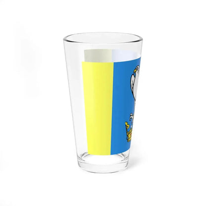 POL gmina Sokoły flag (Poland) Pint Glass 16oz - Go Mug Yourself