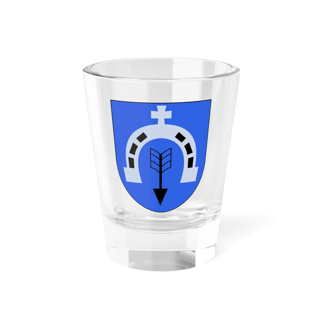 POL Gmina Strzegowo COA (Poland) (Coat of Arms) Shot Glass 1.5oz 1.5oz - Go Mug Yourself