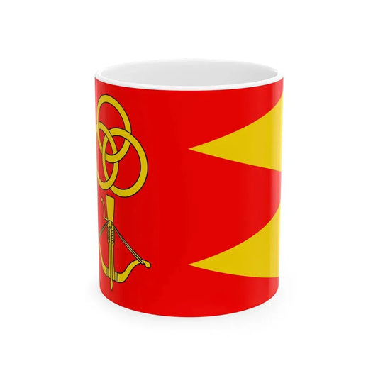 POL gmina Strzelce flag (Poland) White Coffee Mug 11oz - Go Mug Yourself