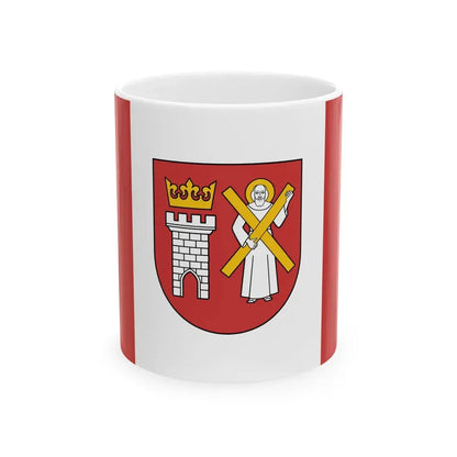 POL gmina Szaflary flag (Poland) White Coffee Mug 11oz - Go Mug Yourself