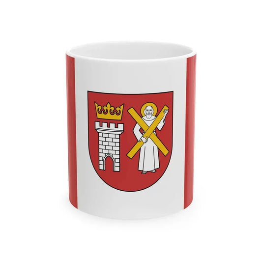 POL gmina Szaflary flag (Poland) White Coffee Mug 11oz - Go Mug Yourself