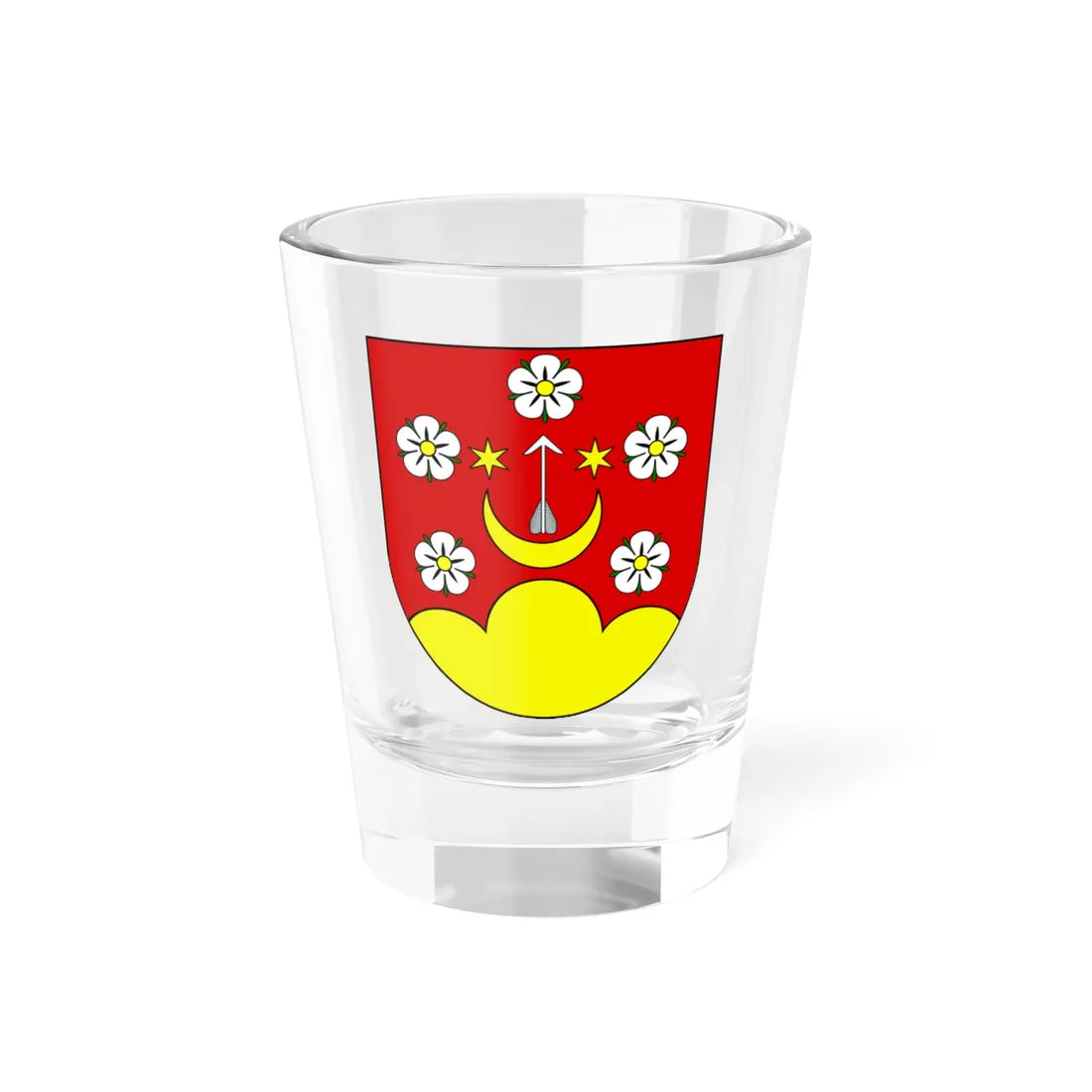 POL gmina Szerzyny COA (Poland) (Coat of Arms) Shot Glass 1.5oz 1.5oz - Go Mug Yourself