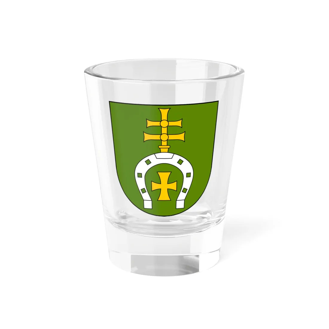 POL gmina Szudziałowo COA (Poland) (Coat of Arms) Shot Glass 1.5oz 1.5oz - Go Mug Yourself