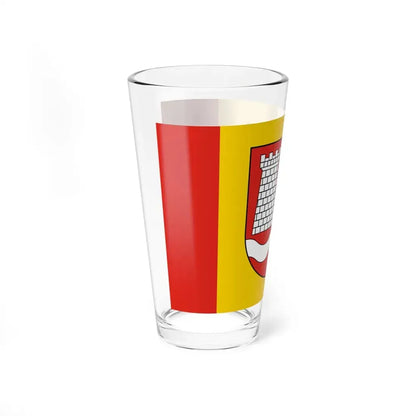POL gmina Tomice flag (Poland) Pint Glass 16oz - Go Mug Yourself