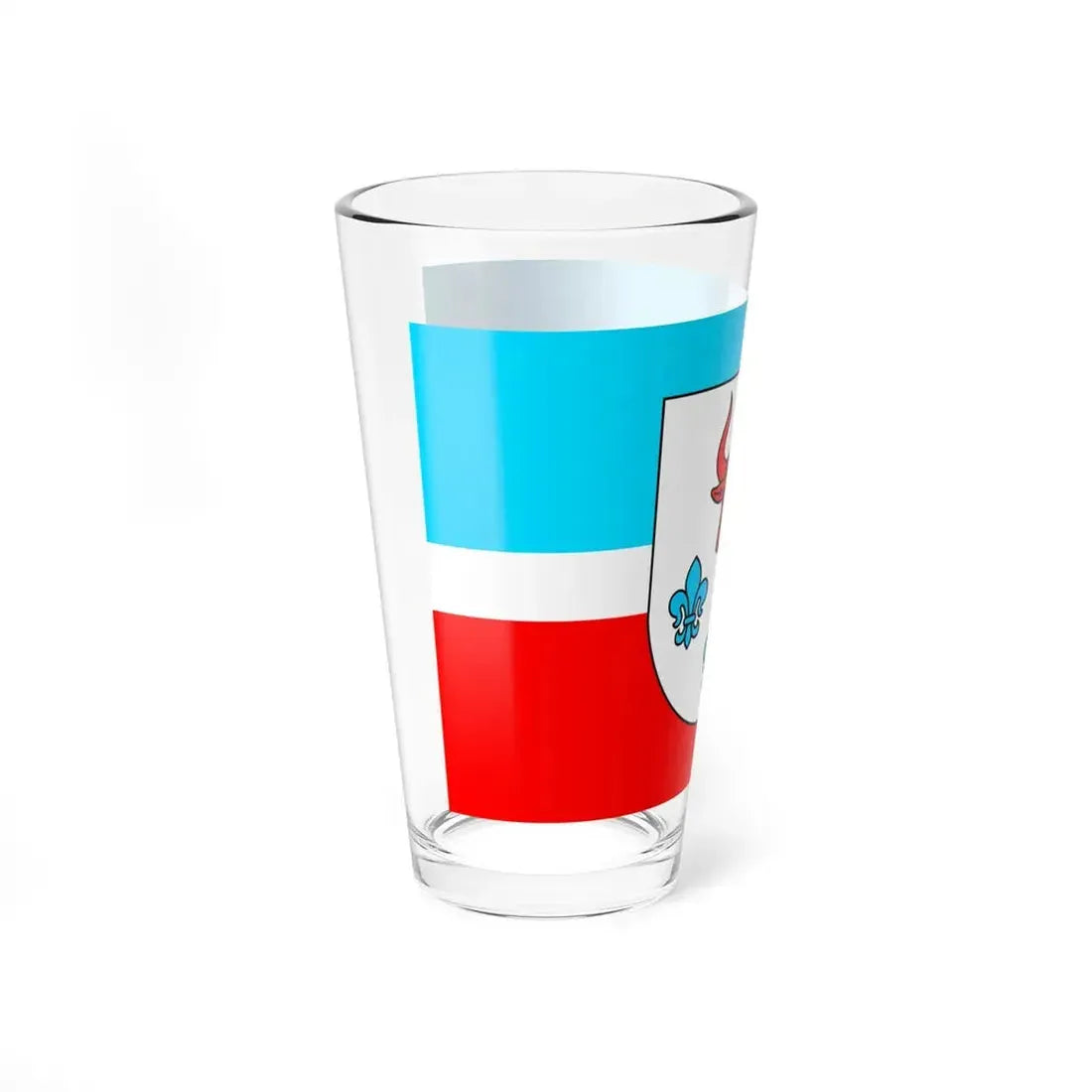 POL gmina Turek flag (Poland) Pint Glass 16oz - Go Mug Yourself